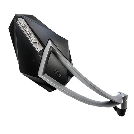 FAR MIRROR LEFT VIPER ADJUSTABLE (ALUMINUM) BLACK