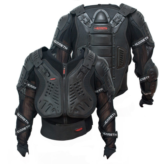 GARETH PROMOTION SCORPION BUZZER KRŪTINĖS APSAUGA ANT TINKLO, NUIMAMI PEČIAI, DYDIS XXXL / 3XL