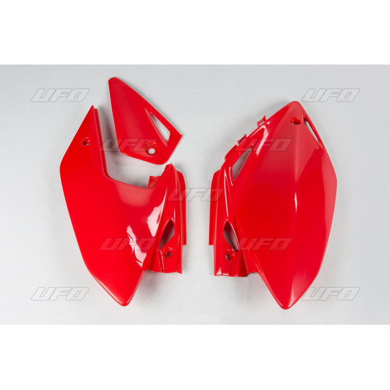 UFO GALINĖS ŠONINĖS PANELĖS HONDA CRF 450X 05-16 RAUDONOS