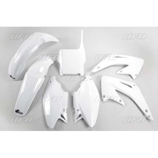 UFO PLASTIC SET HONDA CR 125 / 250 '04-'07 COLOR WHITE (HO103E041)