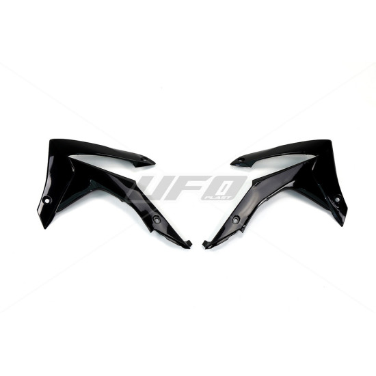 UFO RADIATORIAUS APSAUGOS HONDA CRF 250R '14-'17, CRF 450R '13-'16 JUODOS - IŠPARDAVIMAS