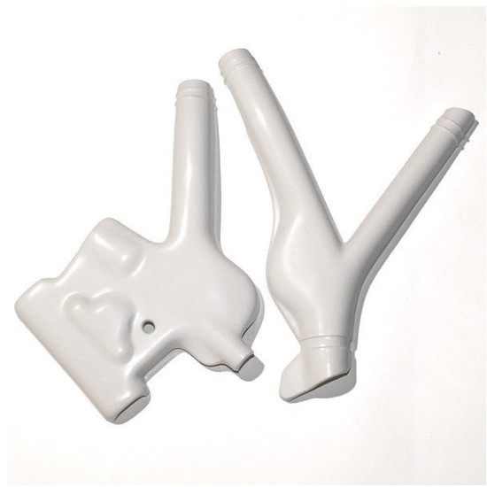 UFO FRAME COVER HONDA XR 600 R '88-'02 WHITE