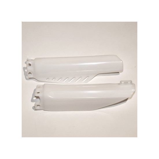 UFO FRONT TELESCOPIC SHOCK ABSORBER COVERS HONDA CR 85 '03-'14 NEUTRAL COLOR
