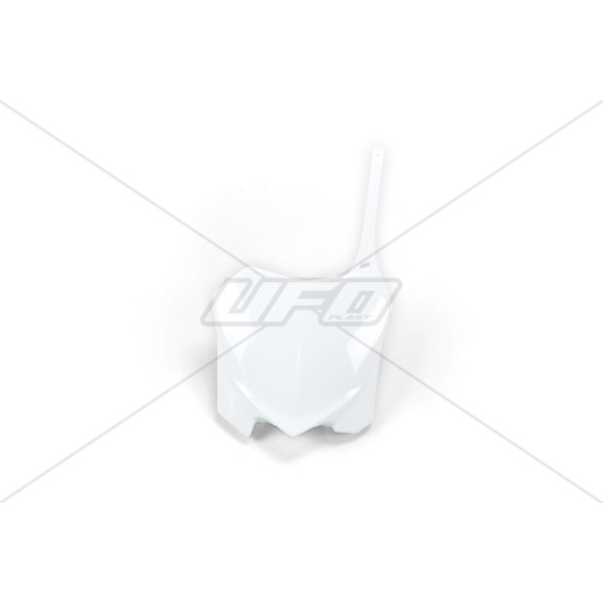 UFO NUMBER PLATE HONDA CRF 450R '09-'12, CRF 250R '10-'13 WHITE