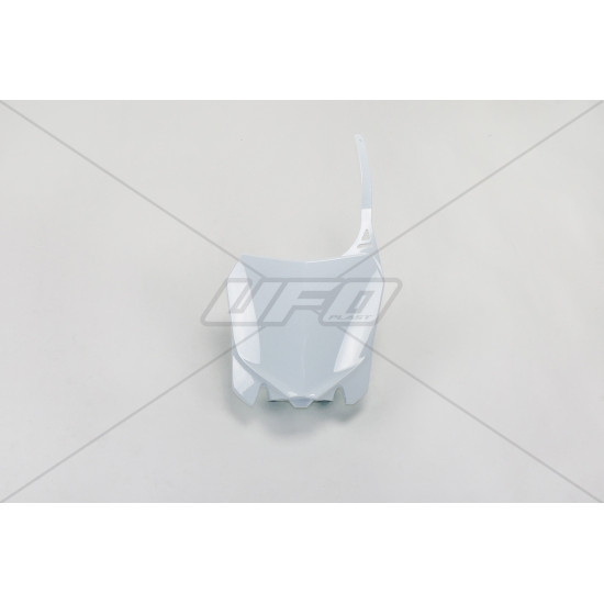 UFO NUMBER PLATE HONDA CRF 250R '14-'17, CRF 450R '13-'16, WHITE