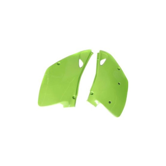 UFO REAR SIDE PANELS KAWASAKI KX 125 / 250 '90-'91 COLOR GREEN