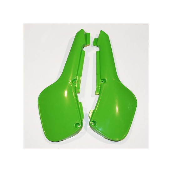 UFO REAR SIDE PANELS KAWASAKI KX 60 '84-'04 GREEN