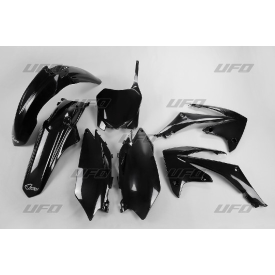 UFO PLASTIKINIS RINKINYS HONDA CRF 450 R '09-'10, CRF 250 '10 JUODAS (HO113E001)
