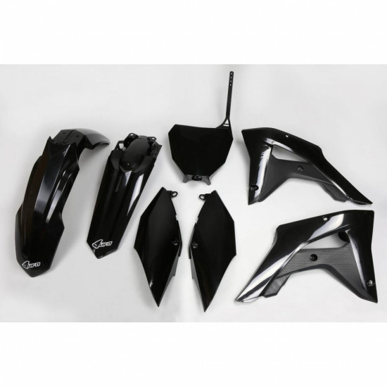 UFO PLASTIKINIS RINKINYS HONDA CRF 250RX '19-21, CRF 450RX '17-20, JUODAS (HO120E001)
