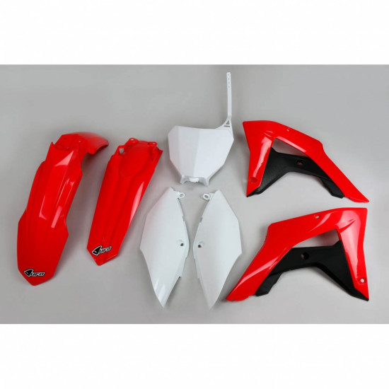 UFO PLASTIC SET HONDA CRF 250RX '19-21, CRF 450RX '17-20, OEM COLOR (RED/WHITE) (HO120E999)