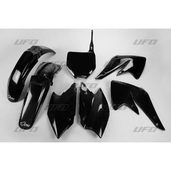 UFO PLASTIKINIŲ DALIŲ RINKINYS KAWASAKI KXF 250 '04-'05 JUODAS (KA203E001)
