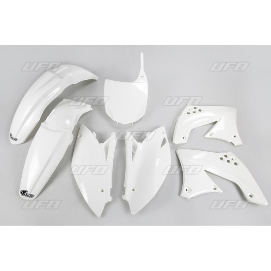 UFO PLASTIC SET KAWASAKI KXF 450 '09-'11 COLOR WHITE KX (KA213E047)