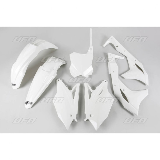 UFO PLASTIKINIŲ DALIŲ RINKINYS KAWASAKI KXF 250 '18-'20, BALTA SPALVA (KA225E047)