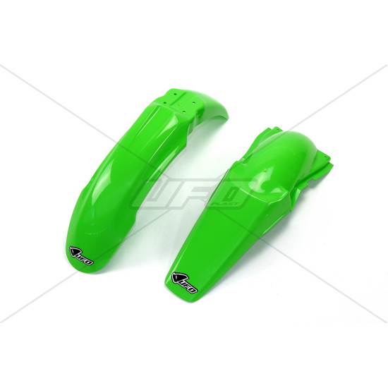 UFO FENDER SET KAWASAKI KX 125 / 250 '03-'04 (KA03736026, KA03737026), GREEN