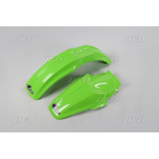 UFO FENDER SET KAWASAKI KX 85 '00 (KA02757026, KA03715026), GREEN