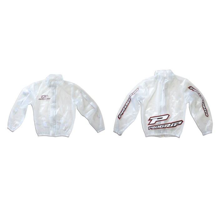 PROGRIP rain jacket for children PG7801 transparent size: M (PG7801M)