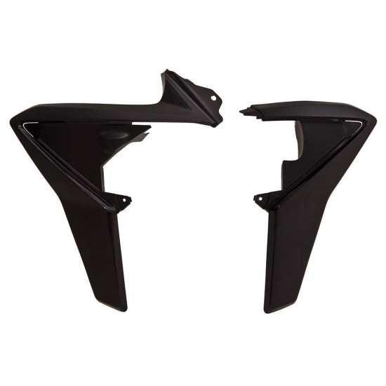 RACETECH (RTECH) RADIATOR GUARDS HUSQVARNA TC / TE 449 / 511 (11-13) UPPER COLOR BLACK (CVHSQNR0011) (HU03341001)