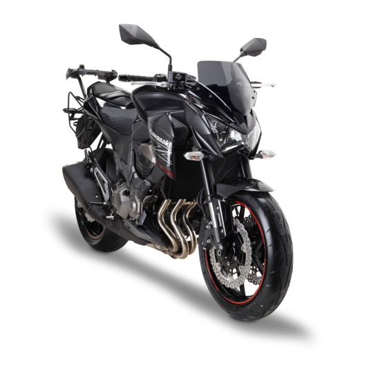KAPPA PRIEKINIS STIKLAS KAWASAKI Z800 '13-'14 28X38 CM RŪKYTAS SU LAIKIKLIAIS
