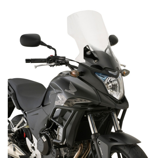 KAPPA PRIEKINIS STIKLAS HONDA CB 500X (13-18) 49 X 37,5 CM SKAIDRUS