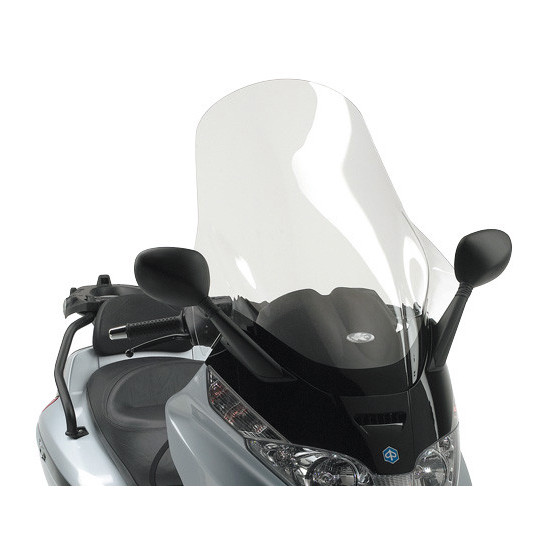 KAPPA PRIEKINIS STIKLAS PIAGGIO X-EVO 125 / 250 / 400 (07-11), X8 125 / 150 / 200 / 250 / 400 (04-10) 80X60CM SKAIDRUS