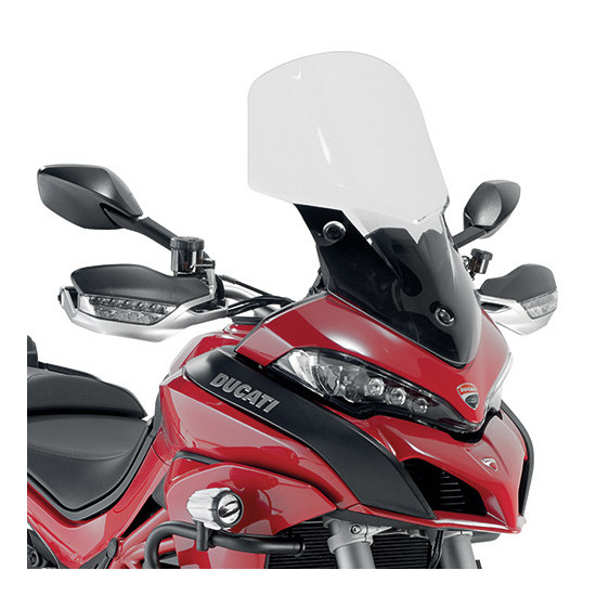 KAPPA PRIEKINIS STIKLAS DUCATI MULTISTRADA 950 (17-18) MULTISTRADA 1200 (15-18) MULTISTRADA 1260 (18-20) 59 X 43 CM SKAI