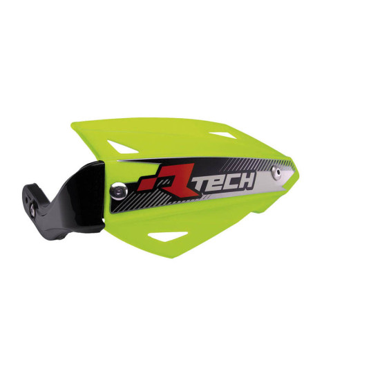 RACETECH (RTECH) RANKŲ APSAUGOS (VAIRO) VERTIGO ATV FLUO YELLOW (SU 3 TIPŲ VAIRO TVIRTINIMAIS)