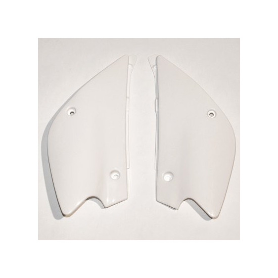 UFO REAR SIDE PANELS KAWASAKI KX 80 '98-'00, KX 85 '01-'13 WHITE