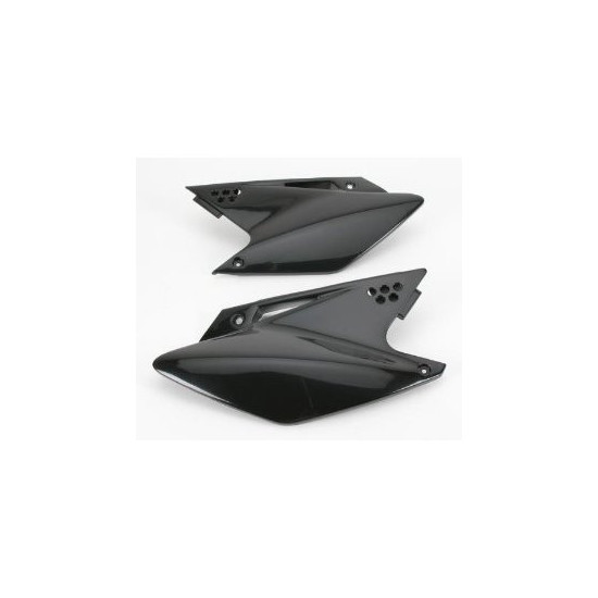 UFO GALINĖS ŠONINĖS PANELĖS KAWASAKI KXF 250 '06-'08 JUODOS