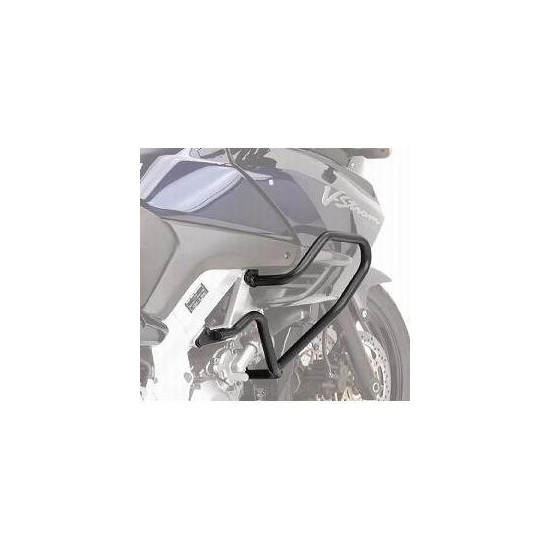 KAPPA ENGINE GUARDS SUZUKI DL 1000 V-STROM (02-11) KAWASAKI KLV (04-09) (TN528) BLACK