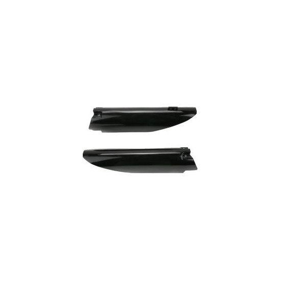 UFO FRONT SHOCK ABSORBER COVERS KAWASAKI KXF 250 '09-'26, KXF 450 '09-'26, BLACK