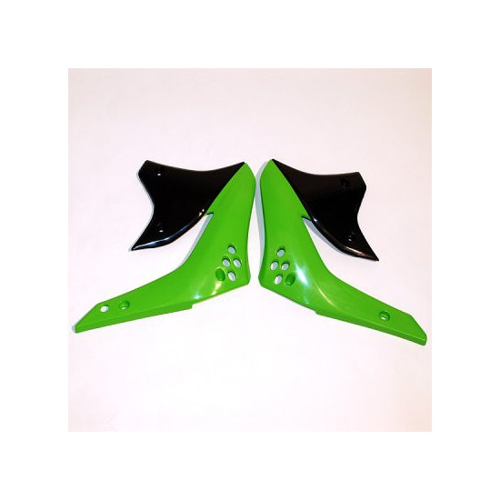 UFO RADIATORIAUS APSAUGOS KAWASAKI KXF 450 '06-'08, ŽALIOS/JUODOS