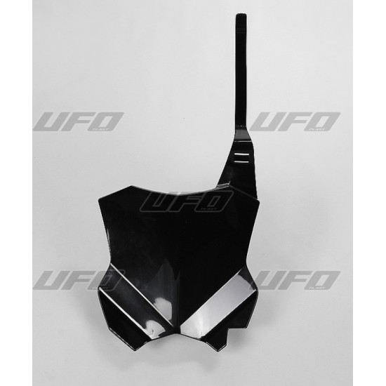 UFO NUMBER PLATE KAWASAKI KXF 250 '17-'26, KXF 450 '16-'26 BLACK - REPLACED BY KA04738K001