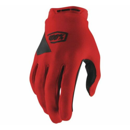 100 PROCENT (2022) pirštinės CROSS/ENDURO modelis RIDECAMP RED spalva raudona dydis S senas kodas: 10018-003-10
