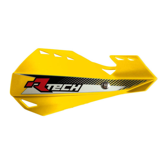 RACETECH (RTECH) DUAL EVO RANKŲ APSAUGOS GELTONOS (SU LAIKIKLIAIS ANT VAIRO)