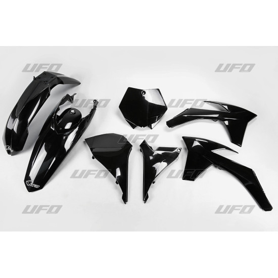 UFO PLASTIKINIS RINKINYS KTM SXF '11-'12, SX '12 JUODAS (KT510E001)
