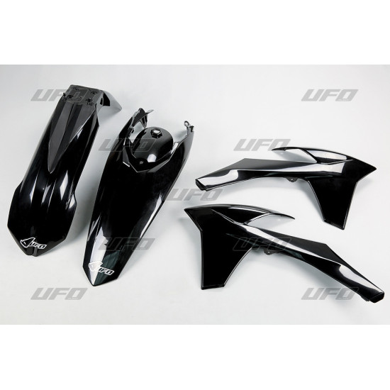 UFO PLASTIKINIŲ DALIŲ RINKINYS KTM EXC '12-'13 JUODAS (KT513E001)