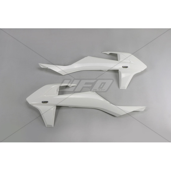 UFO RADIATORIAUS APSAUGOS KTM SX/SXF '16-'18 (IŠSKYRUS SX 250 '16), EXC/EXCF TPI '17-'19, SPALVA BALTA