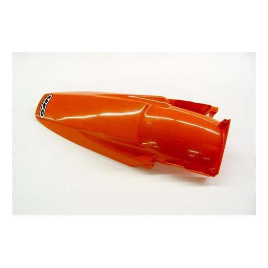 UFO REAR FENDER KTM 2T '98-'03, 4T '00-'03 FENDER WITHOUT SIDE GUARDS ORANGE