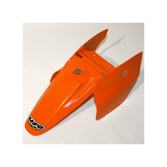 UFO GALINIS SPARNAS KTM SX 65 '02-'08 SU GALINIAIS ŠONAIS ORANŽINIAIS DALYKAIS