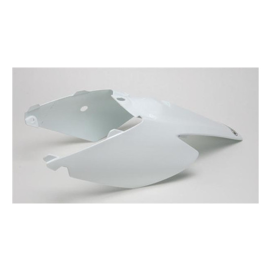 UFO GALINIS SPARNAS KTM SX 85 '04-'12 SU GALINĖMIS ŠONINĖMIS PANELĖMIS, BALTOS