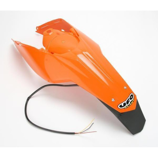 UFO GALINIS SPARNAS KTM SX / SXF '11-'13 SU ORANŽINIU ŽIBINTU (ENDURO SU LED ŽIBINTU)