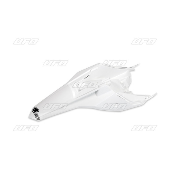 UFO REAR FENDER KTM SX 65 '16-'23, GAS GAS MC 65 '21-'23, WITH REAR SIDES COLOUR WHITE - REPLACES GG07104041