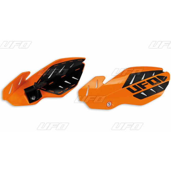 UFO RANKŲ APSAUGOS FLAME KTM SX 125 '16, SX 250 '14-'16, EXC 250/300 '14-'16, SXF/EXCF '14-'16, ORANŽINĖS/BALTOS (SU LAI