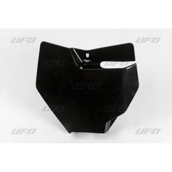 UFO NUMBER PLATE KTM SX 85 '18-'24, GAS GAS 85 '21-'24, BLACK - REPLACES GG07116001