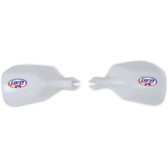 UFO HAND GUARDS (HANDBAR) UNIVERSAL FOR DRUM BRAKE, WHITE COLOR