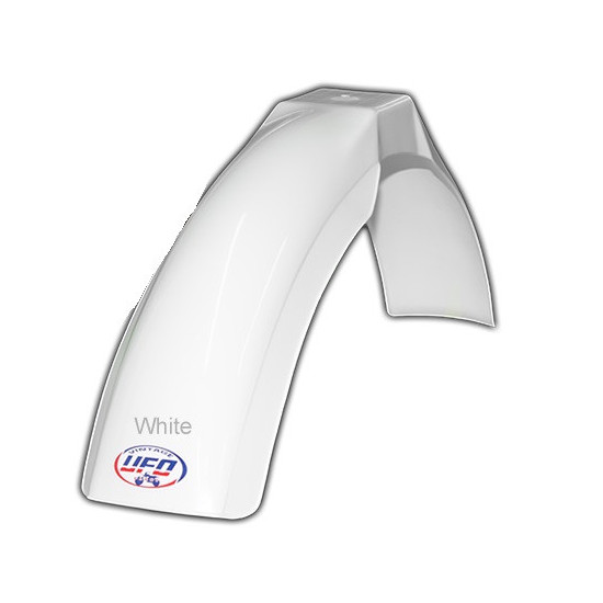 UFO FRONT FENDER VINTAGE CROSS ENDURO '75-'79 WHITE