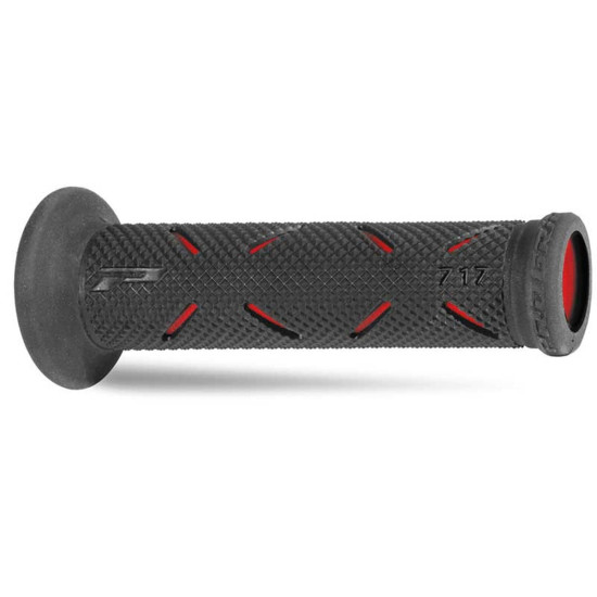 PROGRIP RANKENA PAKELIO RANKENA PG717 (22+25MM, ILGIS 122MM) JUODA / RAUDONA (DVIEJŲ KOMPONENTŲ) (717-149) (PG717 / 6)