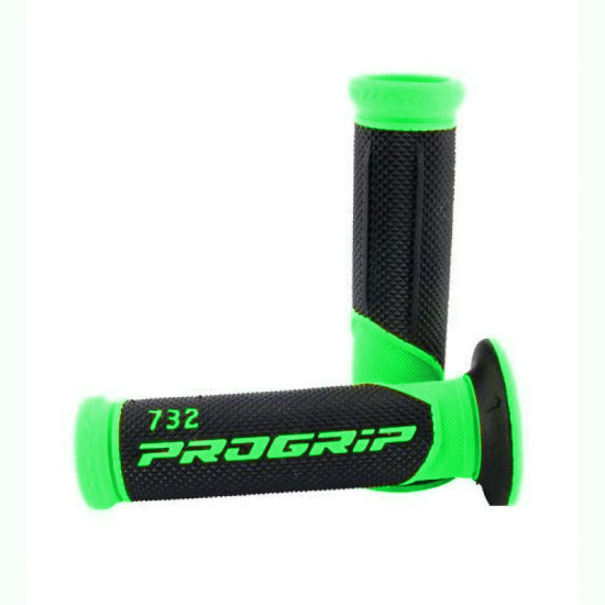 PROGRIP RANKENA PAKELIO RANKENA PG732 (22+25 MM, ILGIS 125 MM) SPALVA FLUOR ŽALIA / JUODA (DVIEJŲ KOMPONENTŲ) (732-295) 