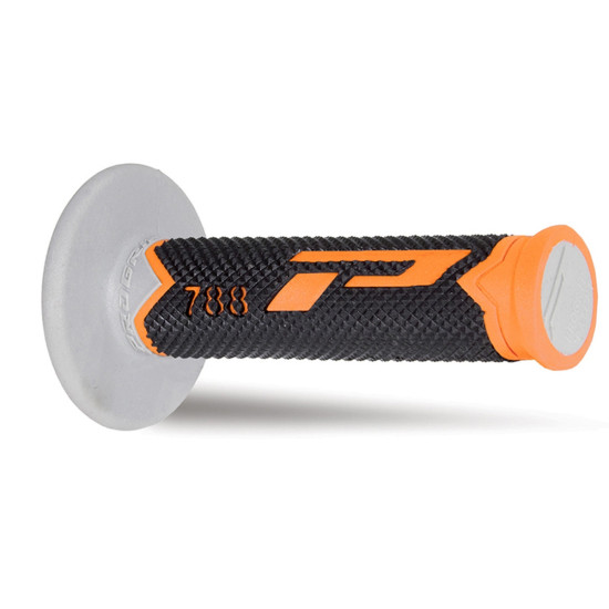 PROGRIP PG788 OFF ROAD GRIPS (22+25MM, 115MM LENGTH) ORANGE / GREY / BLACK (TERNATIVE) (788-222) (PG788 / 1)