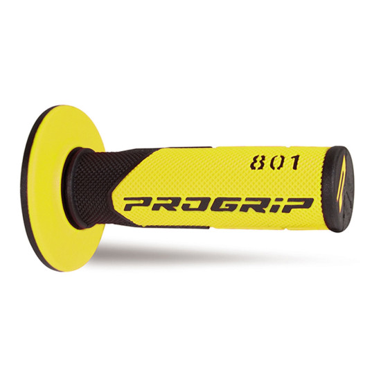 PROGRIP PG801 BEKELĖS RANKENOS (22+25 MM, 115 MM ILGIO) JUODA / GELTONA (DVIEJŲ KOMPONENTŲ) (801-142) (PG801 / 2)